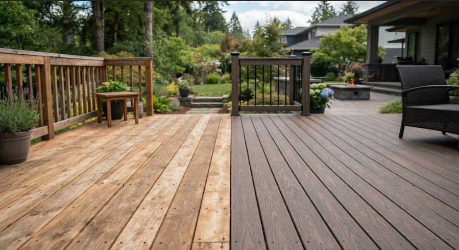 Wood vs Composite Decking