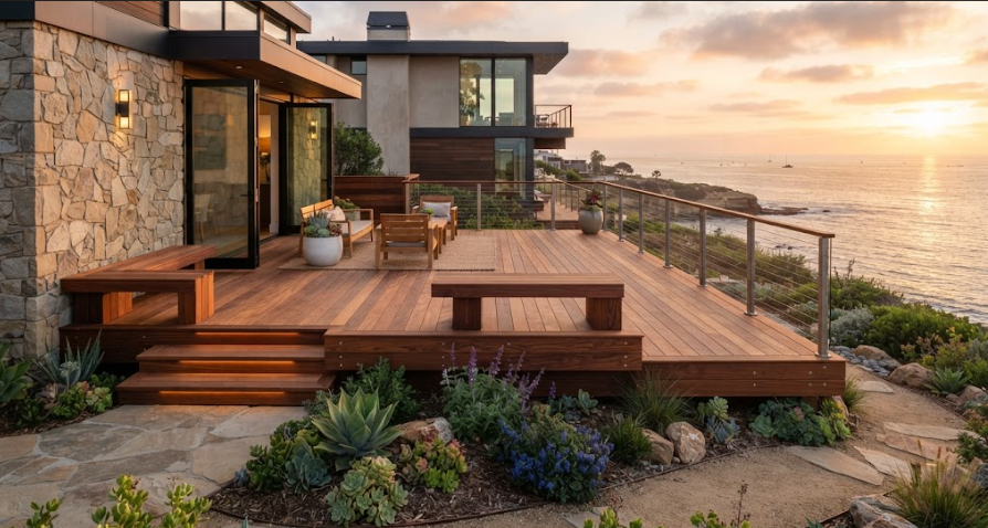 Wood Deck Building