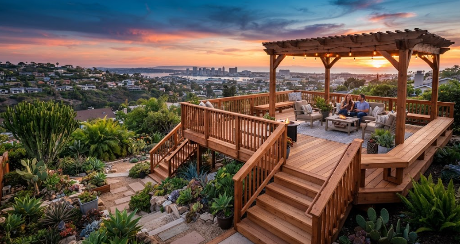 Wood Deck Building