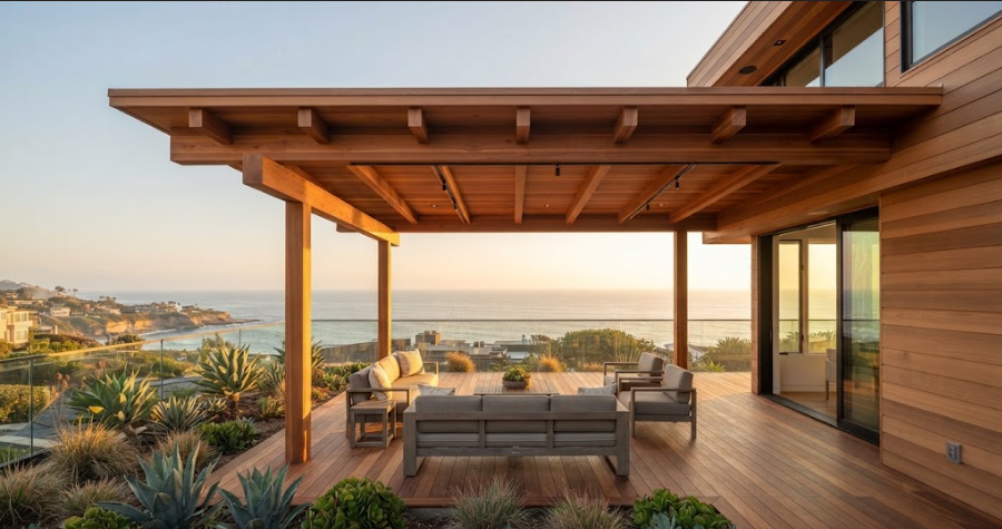Wood Deck Building