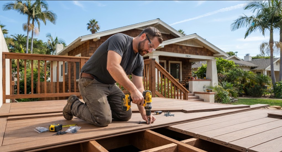 Composite Deck Building
