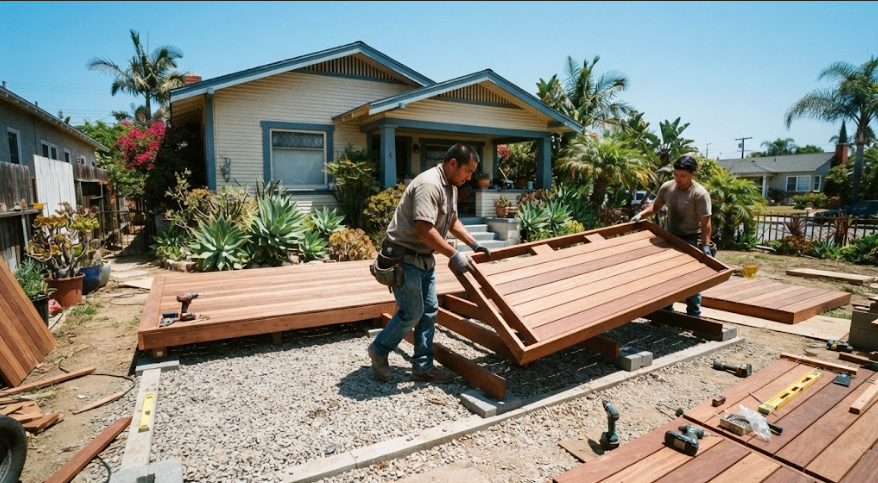 Floating Deck Building