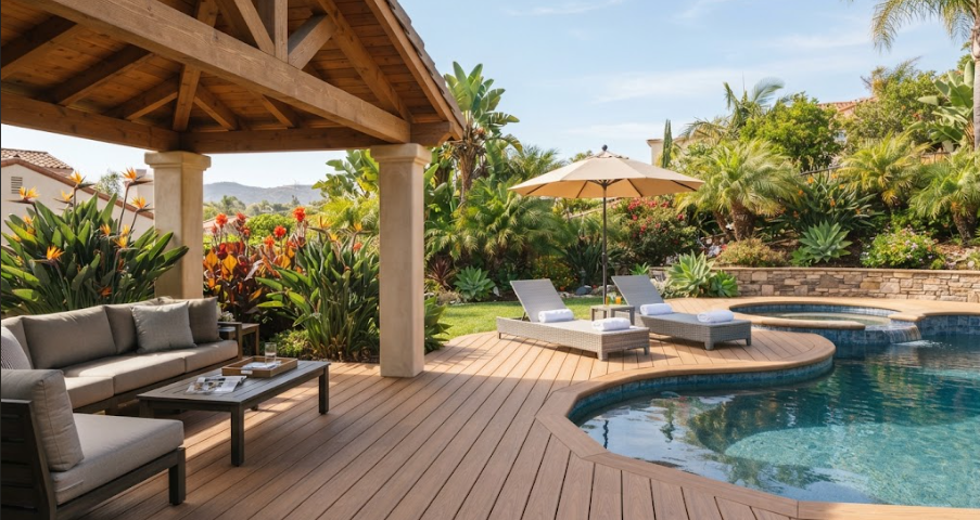 Pool Deck Building