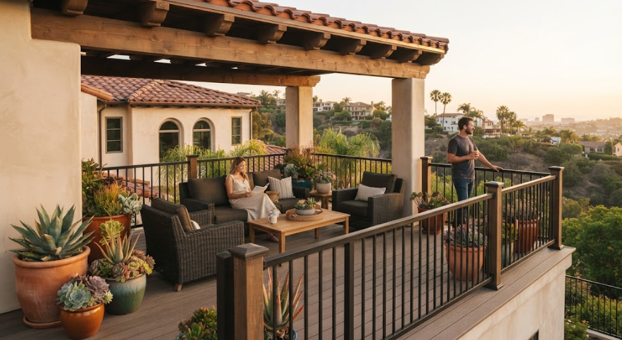 Deck Railing Installation